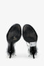 Saint Laurent Silver Strappy Heels Size 38