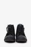 Louis Vuitton Black Leather Monogram Sneakers Size 40