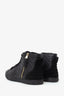 Louis Vuitton Black Leather Monogram Sneakers Size 40