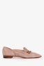 Manolo Blahnik Beige Suede Leather Fringe Flats Size 38