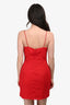 Superdown Red Mini Slip Dress Size S