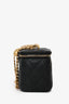 Pre-Loved Chanel™ Black Caviar Leather Mini Vanity Crush Crossbody Gold Hardware