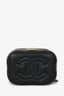 Pre-Loved Chanel™ Black Caviar Leather Mini Vanity Crush Crossbody Gold Hardware