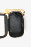 Pre-Loved Chanel™ Black Caviar Leather Mini Vanity Crush Crossbody Gold Hardware