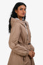 Max Mara Beige/Grey The Cube Reversible Rain Jacket Size 6