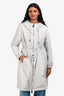 Max Mara Beige/Grey The Cube Reversible Rain Jacket Size 6