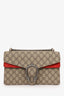 Gucci GG Supreme/Red Suede Small Dionysus Shoulder Bag