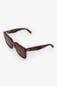 Celine Brown Tortoiseshell Square Sunglasses