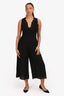 Jonathan Simkhai Black Lace Detailing Jumpsuit Size 8