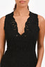 Jonathan Simkhai Black Lace Detailing Jumpsuit Size 8