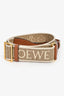Loewe Beige/Brown Leather/Jacquard Anagram Bag Strap