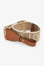 Loewe Beige/Brown Leather/Jacquard Anagram Bag Strap