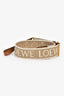Loewe Beige/Brown Leather/Jacquard Anagram Bag Strap