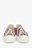 Christian Dior White/Red Walk'N'Dior Sneakers Size 37.5