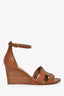 Hermès Brown Leather 'Legend' Sandals Size 37.5