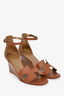 Hermès Brown Leather 'Legend' Sandals Size 37.5