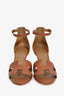 Hermès Brown Leather 'Legend' Sandals Size 37.5