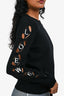 Loewe Black Wool Crewneck Long Sleeve Sweater Size XS