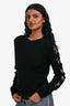 Loewe Black Wool Crewneck Long Sleeve Sweater Size XS
