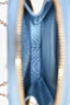 Christian Dior 2022 Blue Cannage Patent 'Call'in Dior' Phone Holder With Chain Strap