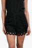 Self-Portrait Black Lace Trim Shorts Size 6