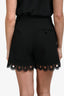 Self-Portrait Black Lace Trim Shorts Size 6