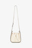 Valentino White Leather Rockstud Bucket Bag