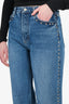 Reformation Blue 'Cary' High Rise Slouchy Wide Leg Jeans Size 27