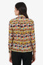 Alice + Olivia  Silk 'Willa Western Postcard-Print Shirt' Size S
