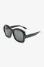 Gucci Black Frame Logo Square Sunglasses