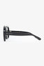 Gucci Black Frame Logo Square Sunglasses