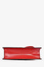 Gucci Red Leather Web Sylvie Small Ribbon Shoulder Bag