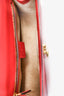 Gucci Red Leather Web Sylvie Small Ribbon Shoulder Bag