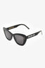 Christian Dior Black/White Star Logo 'DiorPacific B2I' Cat Eye Sunglasses