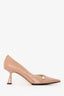 Jimmy Choo Beige Patent Rosalia Pumps Size 37