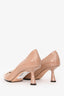 Jimmy Choo Beige Patent Rosalia Pumps Size 37