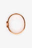 Hermès Gold Toned/Purple Clic H Bracelet PM