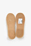 Pre-Loved Chanel™ White/Black Tweed Velvet CC Espadrille Flats Size 36