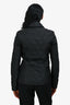 Burberry Black Quilted Buttoned Short Jacket Size XS