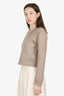 Acne Studios Brown Mohair V-Neck Sweater Size S