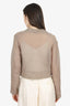 Acne Studios Brown Mohair V-Neck Sweater Size S