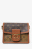Louis Vuitton Monogram Leather Mini Dauphine Crossbody Bag With Strap