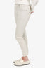 Brunello Cucinelli Beige Denim Skinny Jeans Size 0