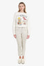 Brunello Cucinelli Beige Denim Skinny Jeans Size 0