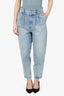 IRO Blue Denim Wide Leg Jeans Size 38