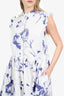 Erdem Floral Cotton Poplin Midi Dress Size 18