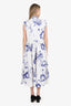 Erdem Floral Cotton Poplin Midi Dress Size 18