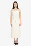 Staud Cream Top + Skirt Set Size 12