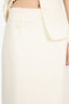 Staud Cream Top + Skirt Set Size 12