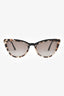 Prada Grey/Brown Tortoiseshell Cat-Eye Sunglasses